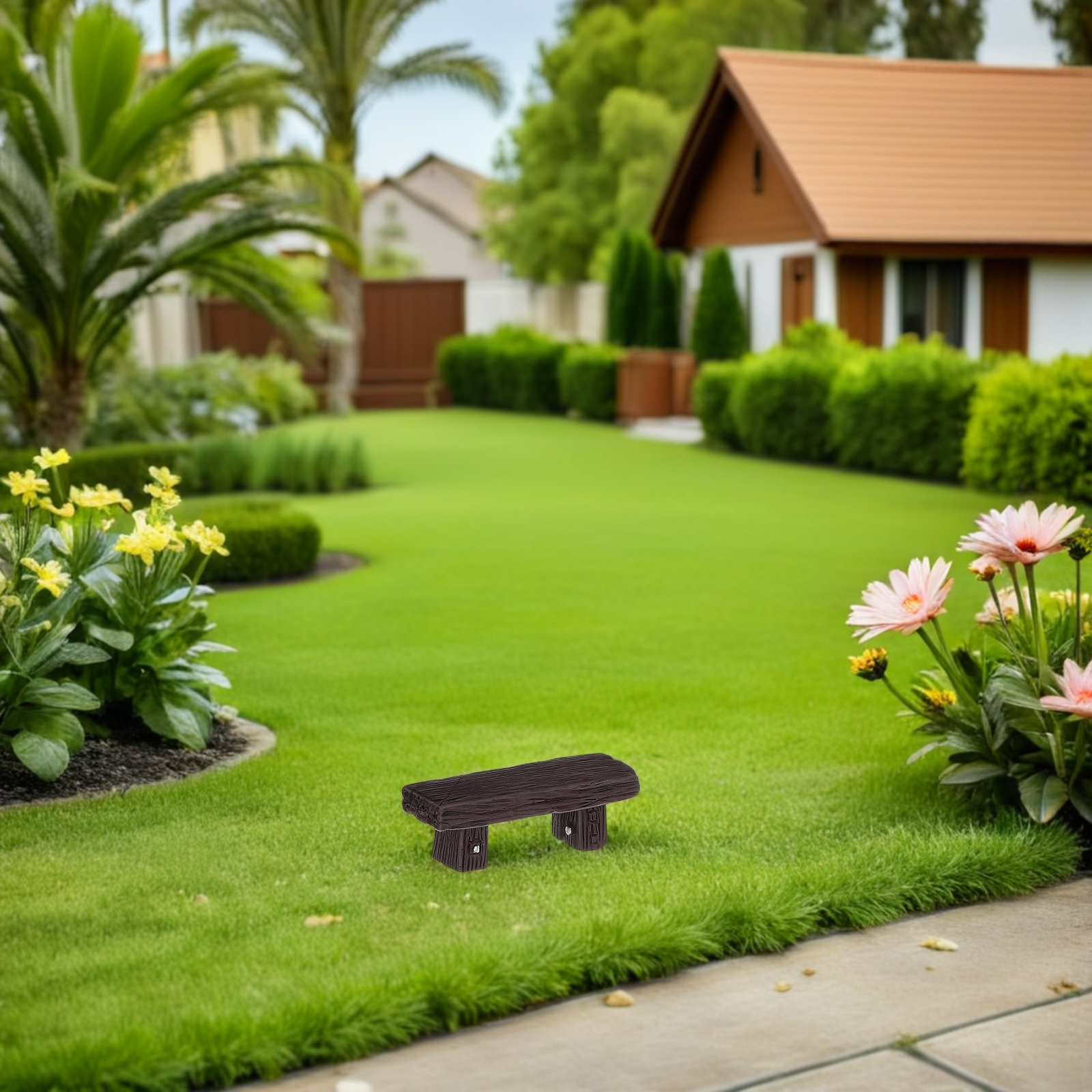 12 Adet Minyatür Reçine Bank,  - Bonsai Garden Landscape Design incelemesi ve fiyatı