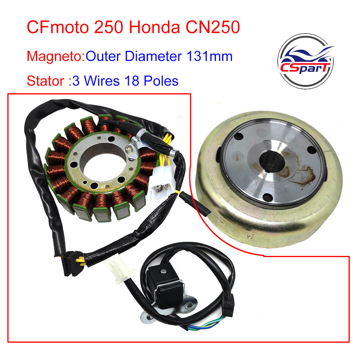 Magneto Stator 18 kutuplu bobi - Copper Wire Roll incelemesi ve fiyatı